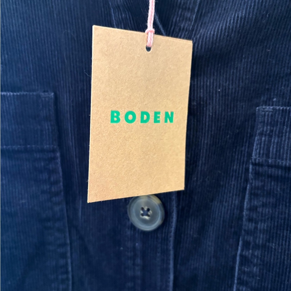 Boden Dark Blue Amanda Cord Midi Dress - Picture 13 of 13